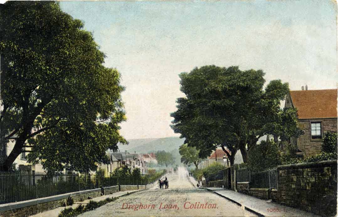 A Hartmann postcard  -  Dreghorn Loan, Colinton