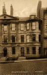 Sir Walter Scott's house in North Castle Street  -  A postcard in the 'Knox series' by W J Hay.