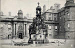 Postcard by Alex A Inglis  -  TheFountain at Holyrood Palace