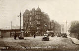 Postcard in the JM Caledonia Series  -  The Clock and Morningside Road, Edinburgh 