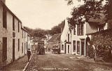 A postcard by J R Russel of Edinburgh  -  Cramond Village