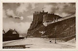 J S & S, Edinburgh  - " St Giles" series postcards  -  Edinburgh Castle from Johnston Terrace