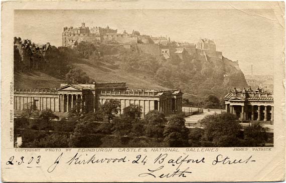 Post Card  -  The Scott Monument, Princes Street  -  James Patrick