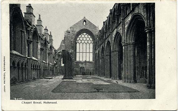 Post Card - Holyrood Palace and Arthur's Seat - by James Patrick