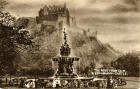 The Ross Fountain in Princes Street Gardens  -  Post Card  -  PPC Philco Series