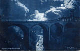 PWM Vello Series postcard  -  Dean Bridge by Moonlight