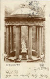 Postcard in P W & M Vello Series  -  St Bernard's Well beside the Water of Leith
