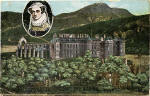 Postcard  -  Charles L Reis  -  Holyrood Palace and Arthur's Seat
