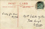 The back of a postcard  -  W J Rhind, Edinburgh  -  W F Stewart's Mission Yacht, "Albatross"