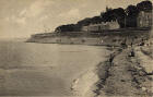 Postcard by W Smith, Goldenacre  -  Looking to Lower Granton Road from Granton Beach