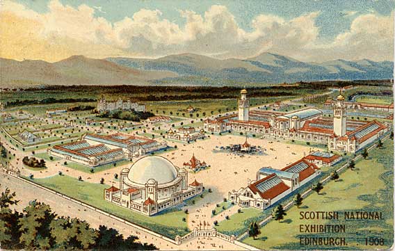 William Thyne Postcard  -  The Scottish National Exhibition, 1908