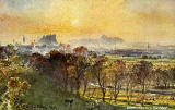 Raphael Tuck "Oilette" postcard  - Edinburgh from the West
