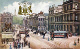 Raphael Tuck "Oilette" postcard  -  The GPO and Waterloo Place
