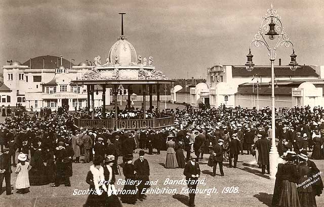 Post Card  -  Scottish National Exhibition, 1908  -  Valentine Souvenir Series