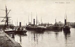 Leith Harbour  -  A Valentine Postcard, photographed 1902