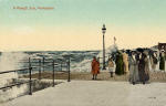 A Rough Sea at Portobello  -  A view without Portobello Pier  -  A Valentine Postcard, based on a 1913 negative.