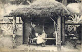 Valentine Postcard  -  The Somali Village at Portobello Marine Gardens, 1910