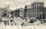 Marshall Wane Postcard in the JM&Co Caledonia Series   -  Post Office and Waterloo Place