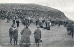 Postcard  -  M Wane & Co  - Spectators at the Royla Review in Holyrood Park  -  18 September 1905