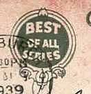 J B White 'Best of All Series' logo  -  1936-45