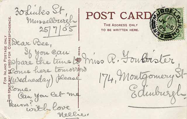 W R & S Postcard  -  Single line with very small shield  -  most posted 1904-08