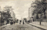 W R & S Postcard  -  Corstorphine, Saint John's Road, looking west