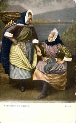 Newhaven Fishwives  -  Post card by Alex A Inglis