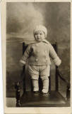 Jerome postcard  -  1931  -  Child on a Chair