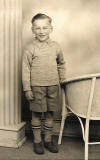 Eric Gold, aged 5, in Jerome's Edinburgh studio, 1953