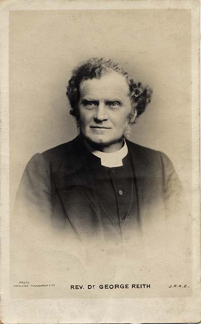 John R Russell:  A postcard portrait of Rev Dr A Wallace Williamson taken by S Webster