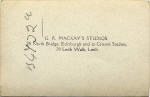 GR Mackay  -  The back of a Postcard Portrait  - Lady