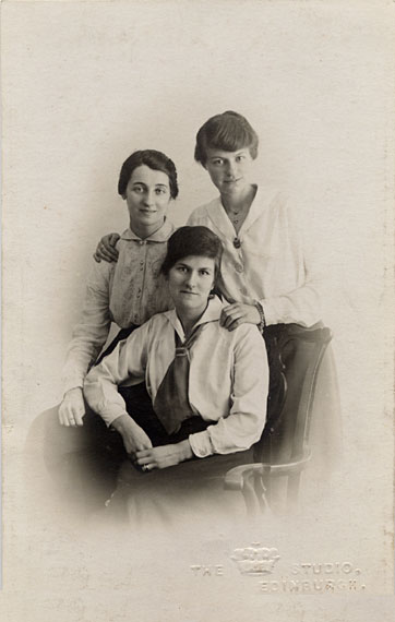 GR Mackay  -  Postcard Portrait  -  Three Ladies