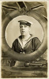Postcard from Morriso's Studio - Sailor  -  HMS Zedwhale