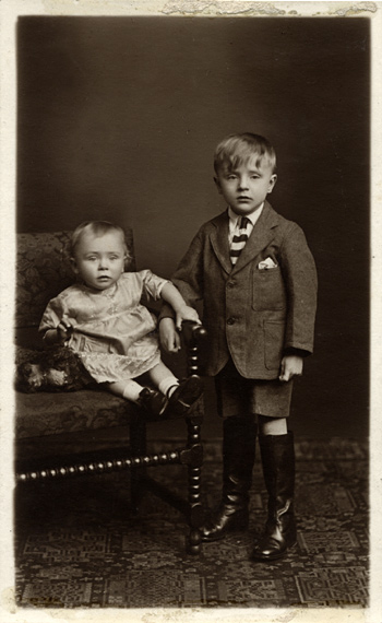 Morrrisons Postcard No 40263  -  Baby and Boy