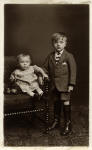 Morrison Postcard 40263  - Baby and Boy
