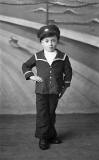 Photograph of a boy in sailor's suit, taken around 1914-15, probably by Morrison's Studio, Edinburgh