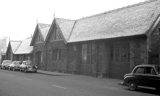 Angel Park Terrace  -  The Old Fire Station  -  Photographed in the 1960s
