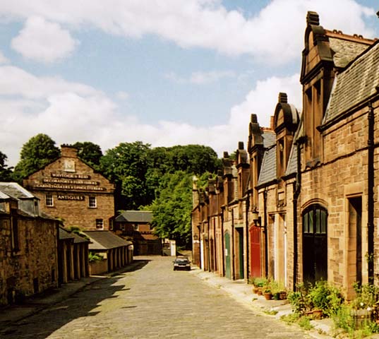 Belford Mews and Whytock & Reid  -  close to the Water of Leith