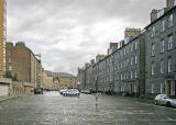 View to the west along Buccleuch Place towards Buccleuch Street