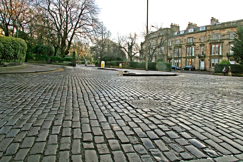 Buckingham Terrace  -  to the south of Queensferry Road