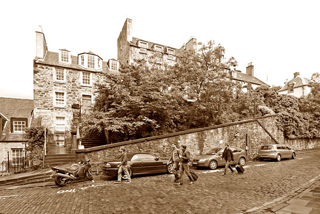 Houses at 20 to 26 Calton Hill, the steep street that links Leith Walk to Regent Road