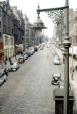Canongate  -  Lamp post and parked cars, 1959