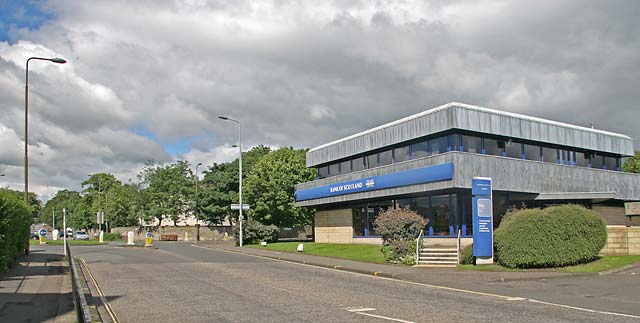Bank of Scotland Offices at Comely Bank roundabout