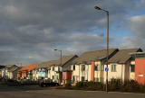 Craigmillar Castle Road  -  New houses  -  photographed March 2006
