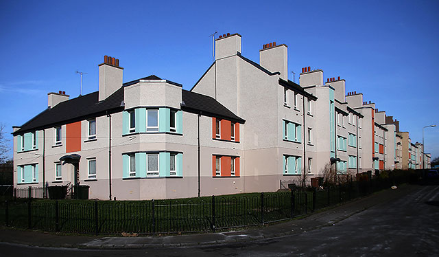 Crewe Road Gardens  -  Houses (newer styled)  -  March 2014