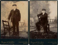 Cabinet Prints  -  man and chair  -  Photographer: Harper & Smellie
