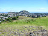 View to the NE from Blackford Hill towards Arthur's Seat and Salisbury Crags in Holyrood Park