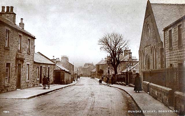 Dundas Street, Bonnyrigg  -  an early postcard