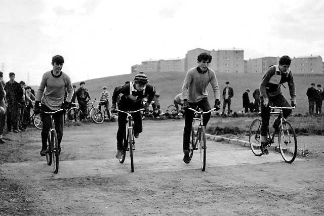Cycle Track probably at Burdiehouse, Edinburgh