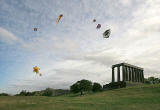 Kite Flying on Calton Hill  -  September 2007